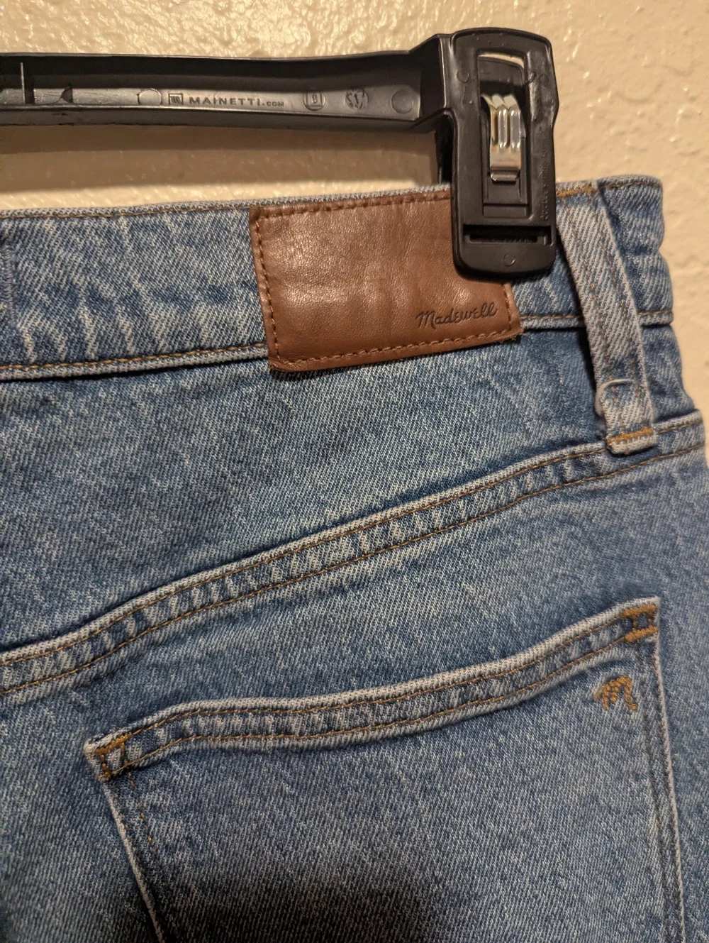 Madewell The High Rise Slim Boyjean Jeans Size 27 Classic Medium Wash Denim - Picture 5 of 7